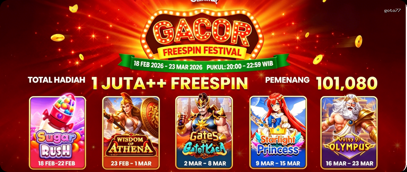 Login goto77 Sekarang Bonus Melimpah